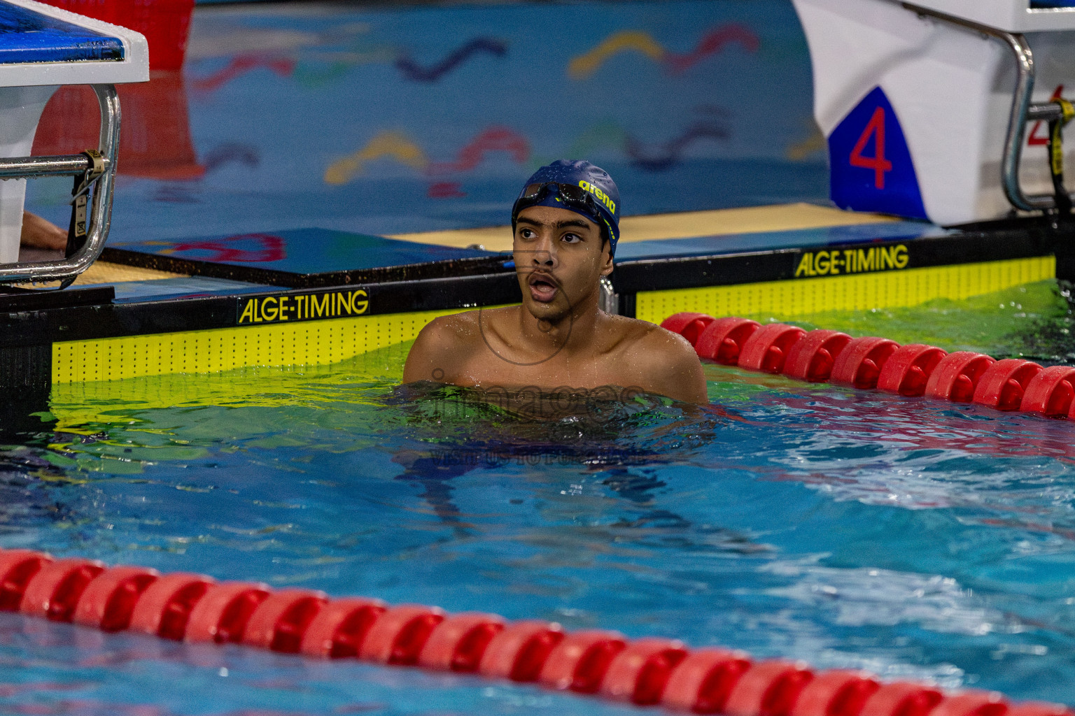 Day 2 of National Swimming Competition 2024 held in Hulhumale', Maldives on Saturday, 14th December 2024. Photos: Hassan Simah / images.mv