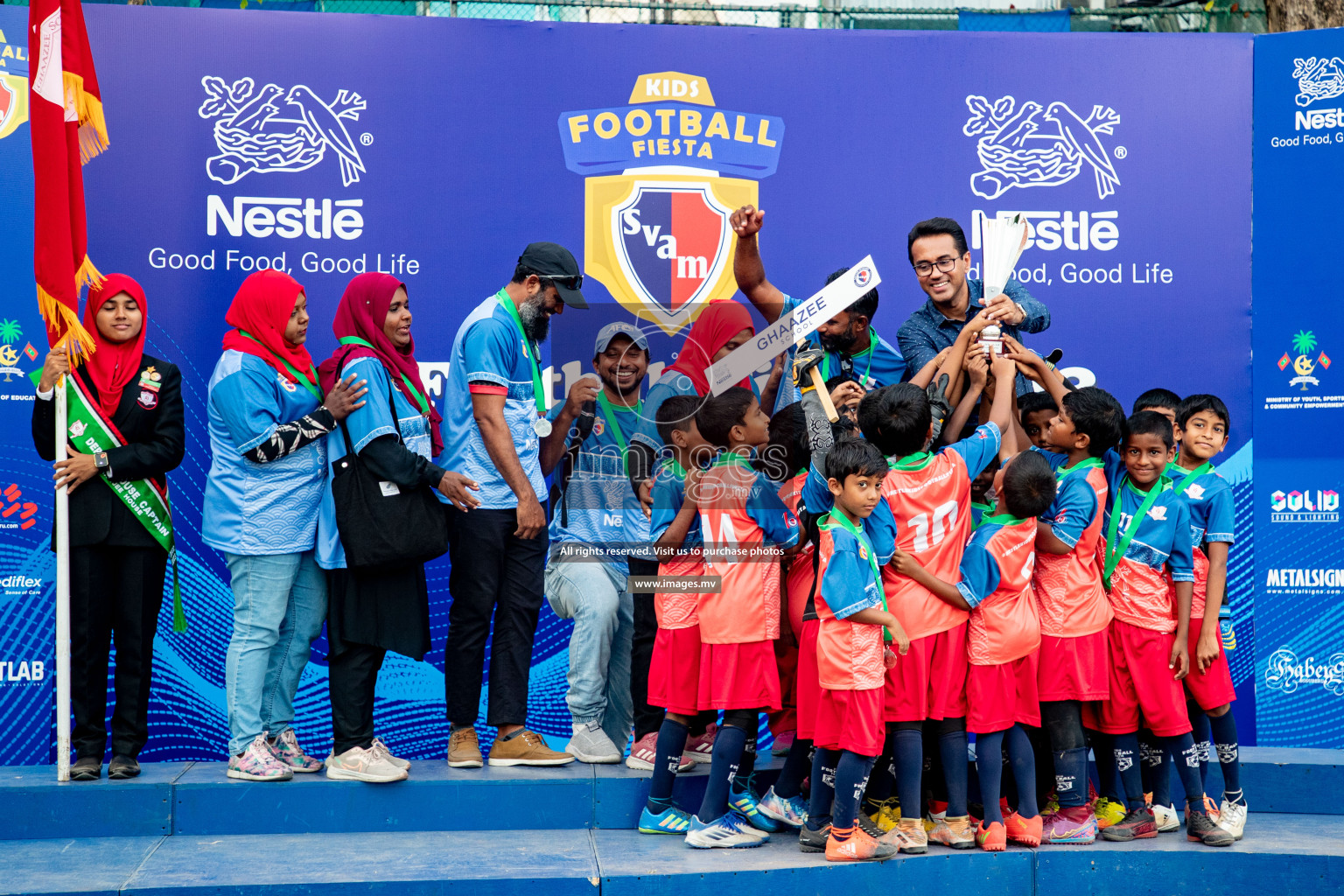 Finals & Closing Ceremony of Nestlé Kids Football Fiesta 2023 held in Male', Maldives on 25 February 2023