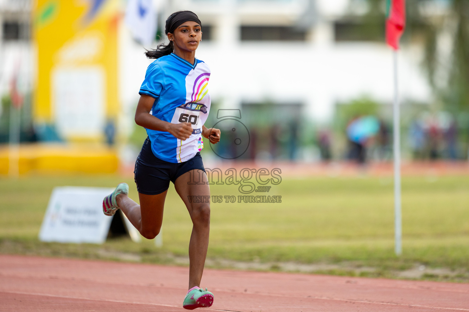 Day 1 of MWSC Interschool Athletics Championships 2024 held in Hulhumale Running Track, Hulhumale, Maldives on Saturday, 9th November 2024. Photos by: Ismail Thoriq / Images.mv