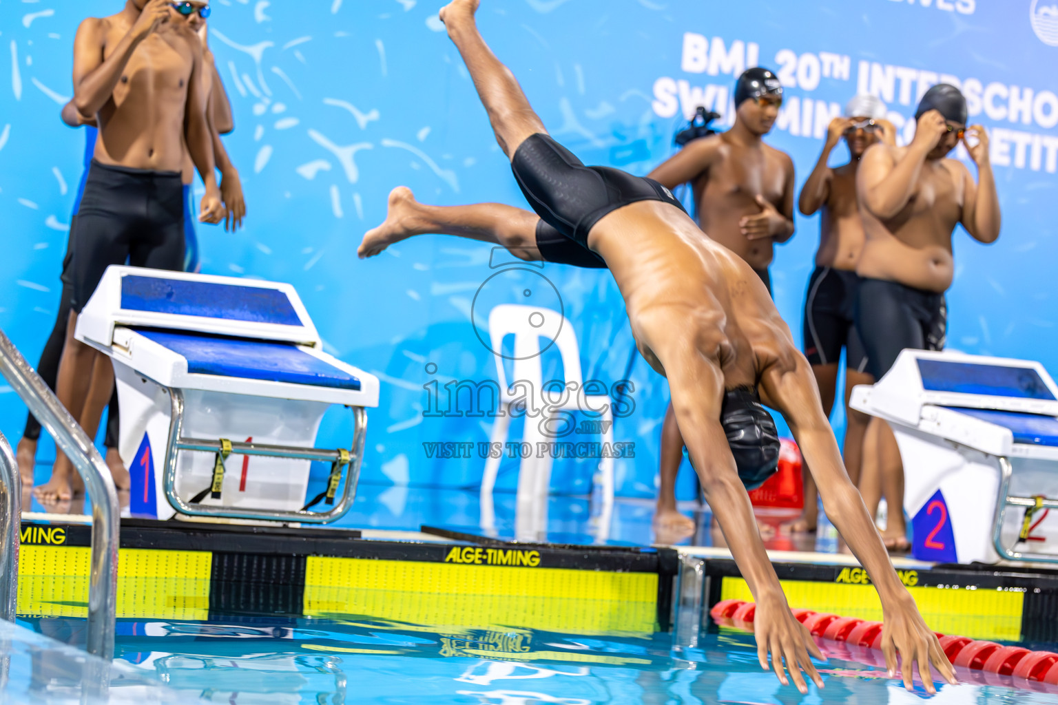 Day 2 of 20th BML Inter-school Swimming Competition 2024 held in Hulhumale', Maldives on Sunday, 13th October 2024. Photos: Ismail Thoriq / images.mv