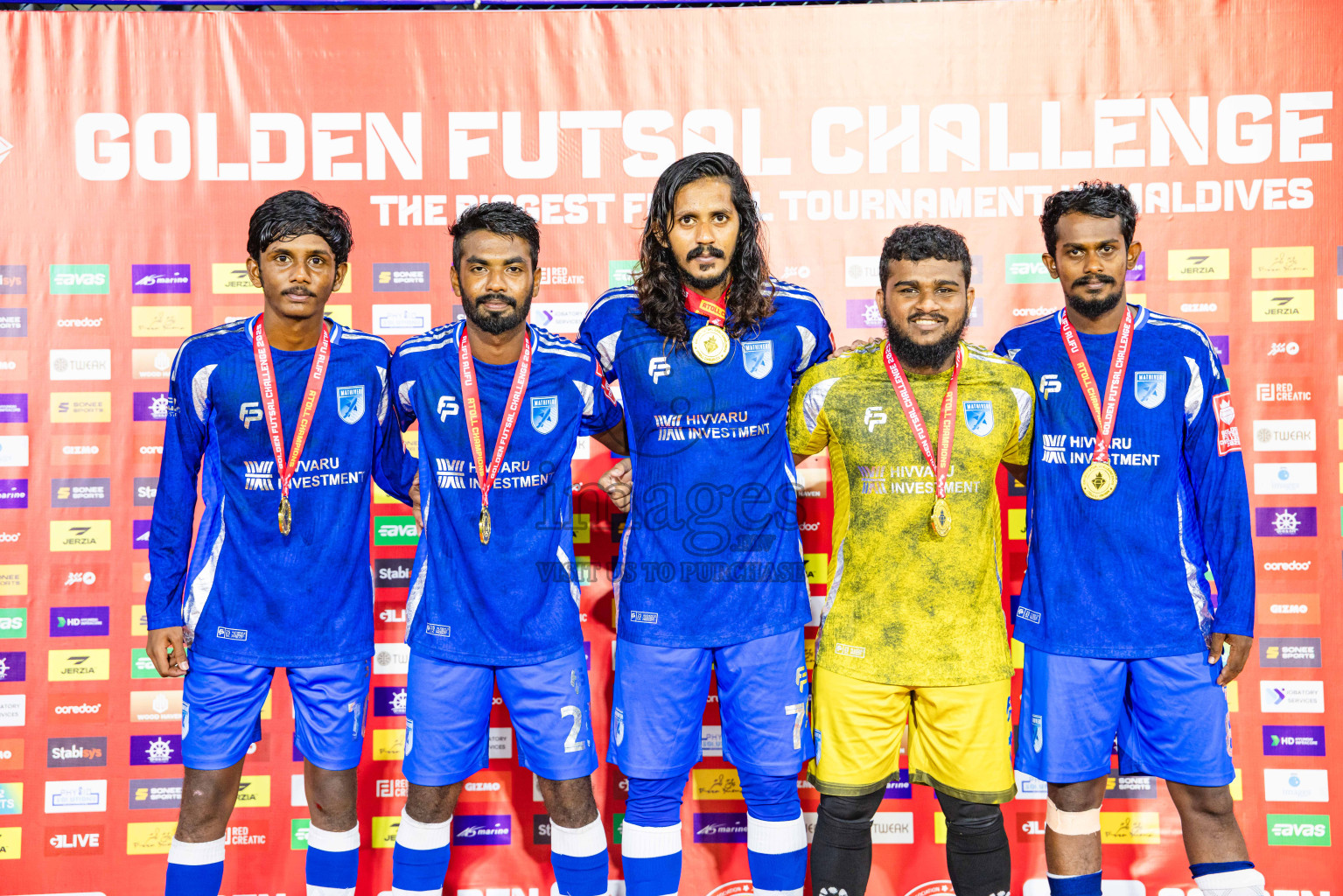 AA. Mathiveri VS AA. Thoddoo in Atoll Round Final on Day 20 of Golden Futsal Challenge 2025 was held on Thursday, 23rd January 2025, in Hulhumale', Maldives. Photos: Abdulla Abeed / images.mv