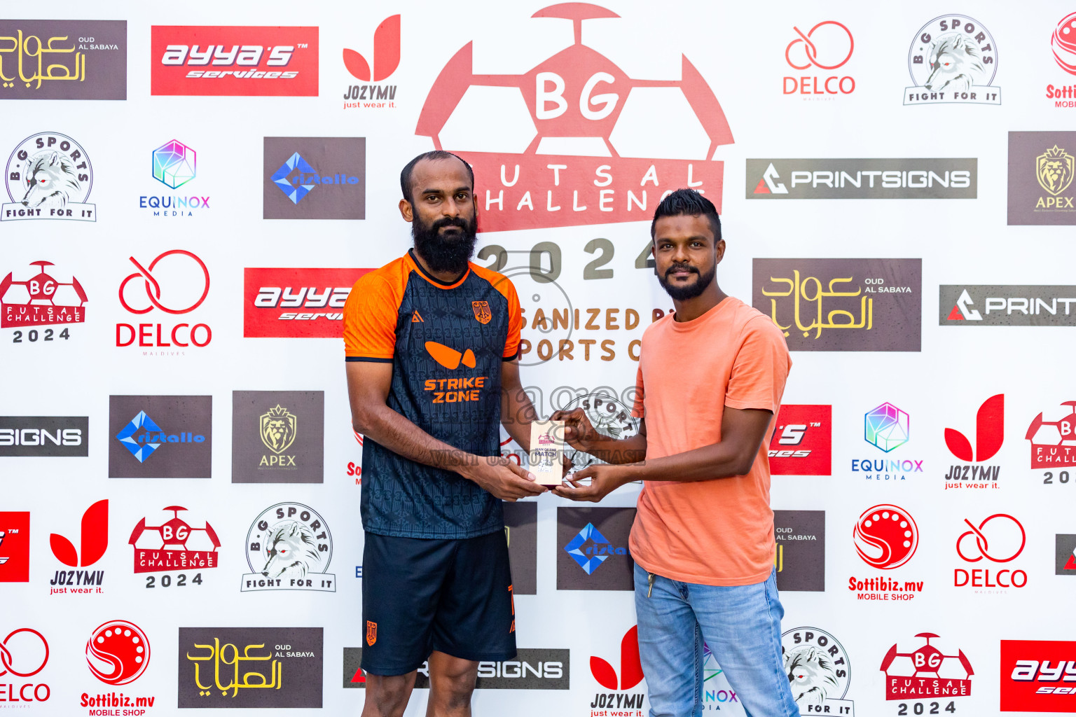 BG New Generation vs FC Calms in Day 14 of BG Futsal Challenge 2024 was held on Sunday, 25th March 2024, in Male', Maldives Photos: Nausham Waheed / images.mv