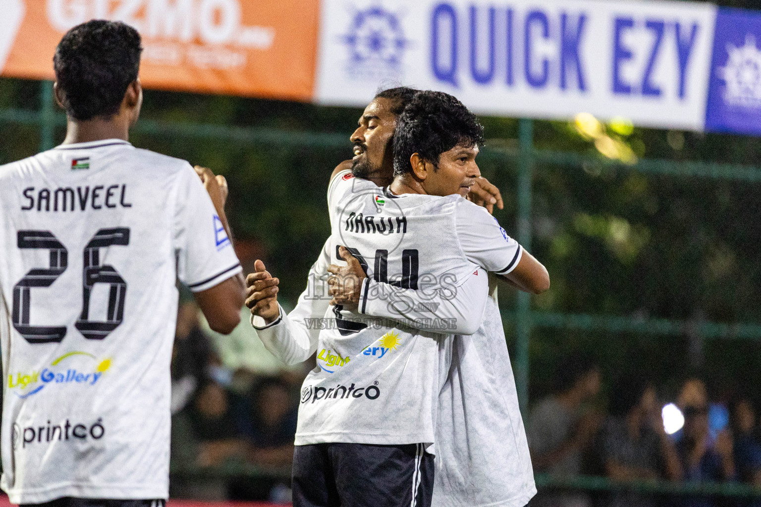 N Miladhoo vs N Kendhikulhudhoo in Day 15 of Golden Futsal Challenge 2024 was held on Monday, 29th January 2024, in Hulhumale', Maldives Photos: Nausham Waheed / images.mv