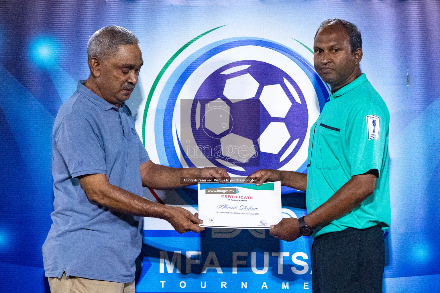 Final of MFA Futsal Tournament 2023 on 10th April 2023 held in Hulhumale'. Photos: Nausham waheed /images.mv