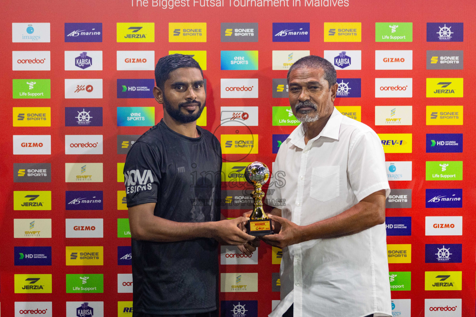 K Kaashidhoo vs K Hraa in Day 22 of Golden Futsal Challenge 2024 was held on Monday , 5th February 2024 in Hulhumale', Maldives Photos: Nausham Waheed / images.mv