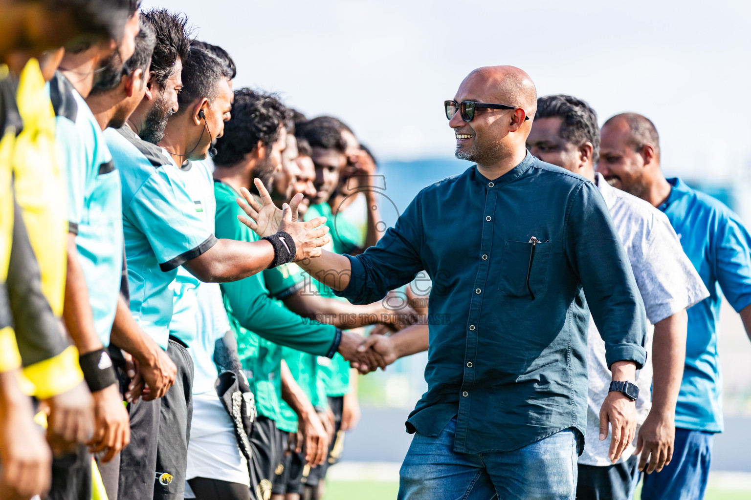 Baburu SC vs Kanmathi Juniors from Semi Final of Manadhoo Council Cup 2024 in N Manadhoo Maldives on Sunday, 25th February 2023. Photos: Nausham Waheed / images.mv