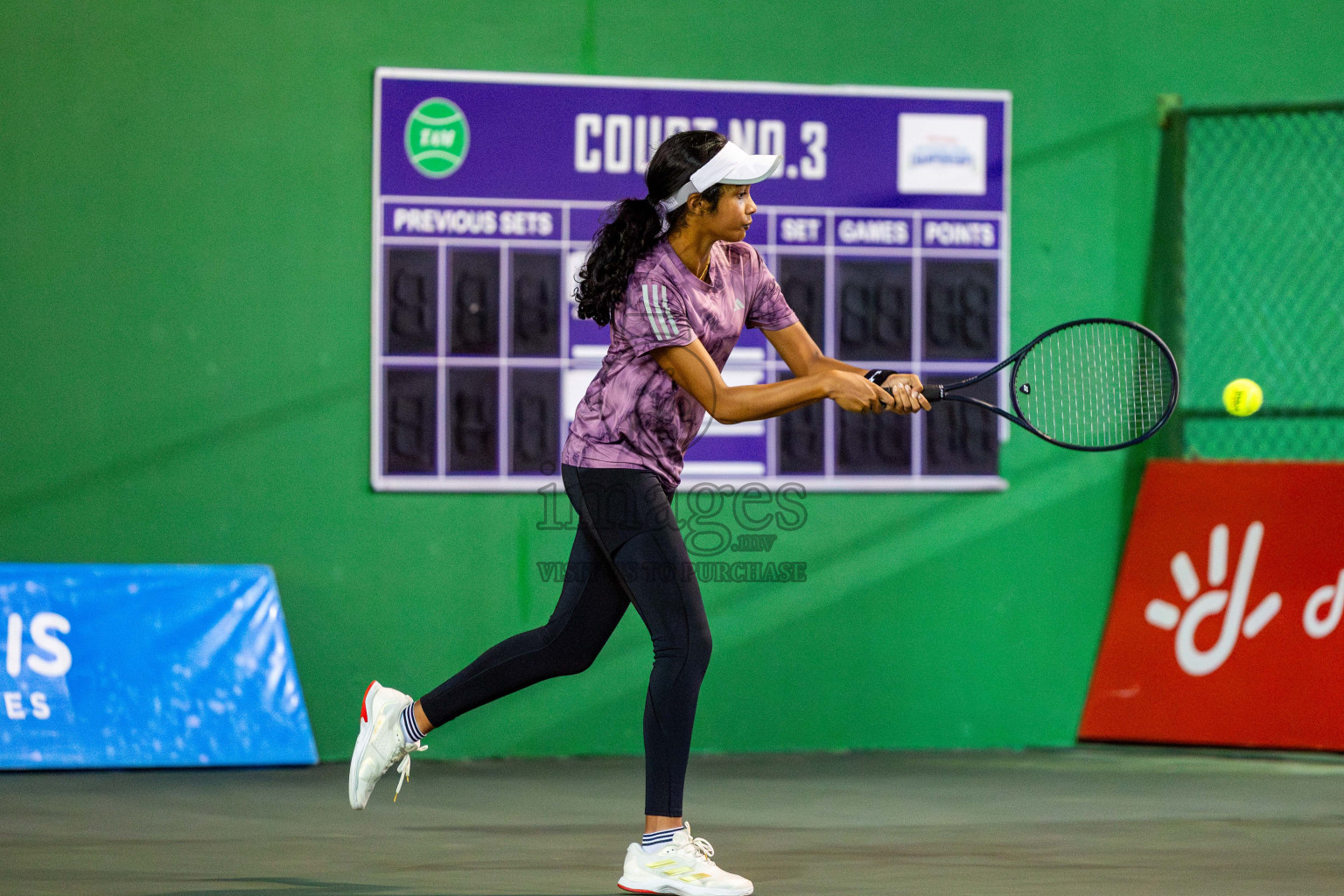 Day 6 of ATF Maldives Junior Open Tennis was held in Male' Tennis Court, Male', Maldives on Tuesday, 17th December 2024. Photos: Nausham Waheed/ images.mv