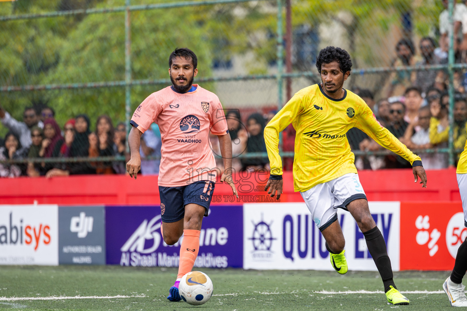 GDh Vaadhoo vs GDh Gadhdhoo in Day 12 of Golden Futsal Challenge 2025 was held on Thursday, 16th January 2025, in Hulhumale', Maldives Photos: Ismail Thoriq / images.mv