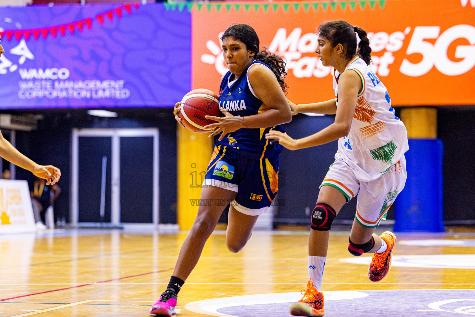 Sri Lanka vs India in the Final of Under 16 Woman's Asian Cup SABA Qualifiers 2025 was held in Social Center, Male', Maldives on Sunday, 15th June 2025. Photos: Nausham Waheed / images.mv