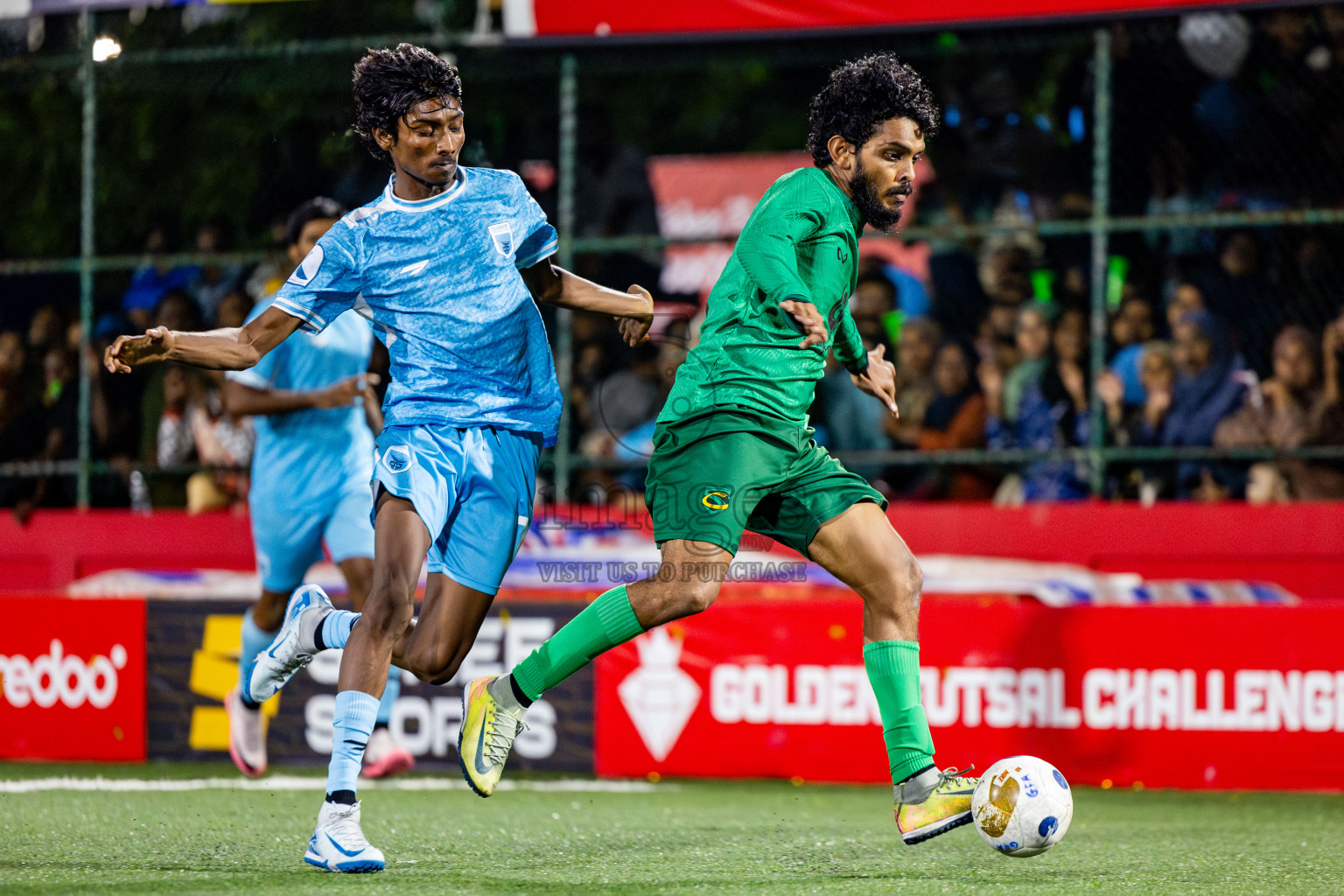 HA Dhidhdhoo vs HA Vashafaru in Haa Alif Atoll Finals Day 28 of Golden Futsal Challenge 2025 was held on Saturday , 1st February 2025, in Hulhumale', Maldives. Photos: Nausham Waheed / images.mv