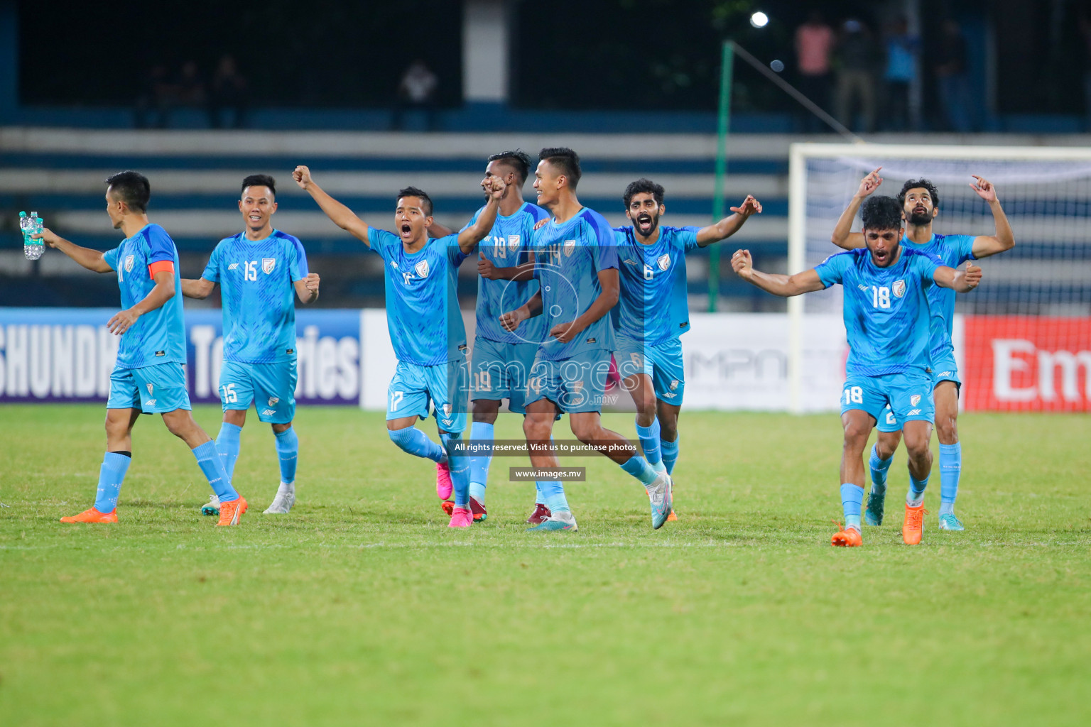 Lebanon vs India in the Semi-final of SAFF Championship 2023 held in Sree Kanteerava Stadium, Bengaluru, India, on Saturday, 1st July 2023. Photos: Nausham Waheed, Hassan Simah / images.mv