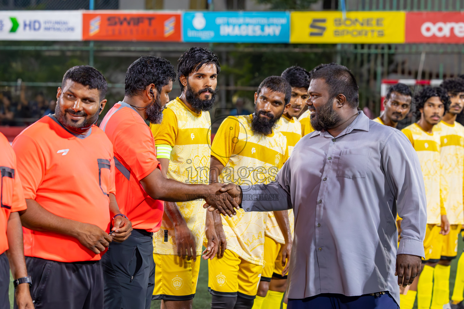 Hulhumale vs Maafannu on Day 36 of Golden Futsal Challenge 2024 was held on Wednesday, 21st February 2024, in Hulhumale', Maldives
Photos: Ismail Thoriq, / images.mv