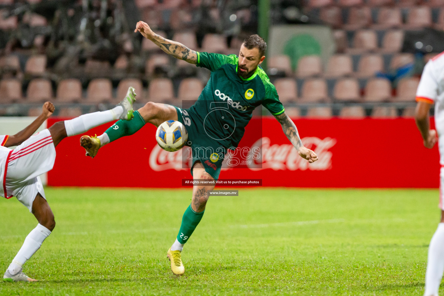 Maziya Sports & Recreation vs Buru Sports Club in President's Cup 2023, held on 20 April 2023 in National Football Stadium, Male', Maldives Photos: Hassan Simah, Mohamed Mahfooz