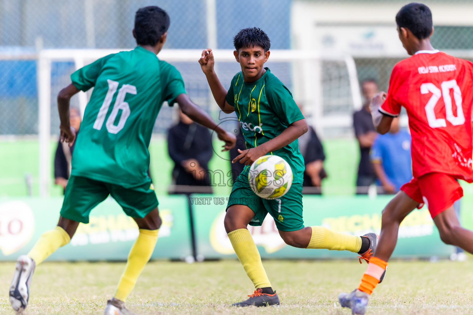 Day 5 of MILO Academy Championship 2025 (U14) was held on Monday, 3rd November 2025 at Henveiru Football Grounds, Male', Maldives . Photos: Nausham Waheed / images.mv