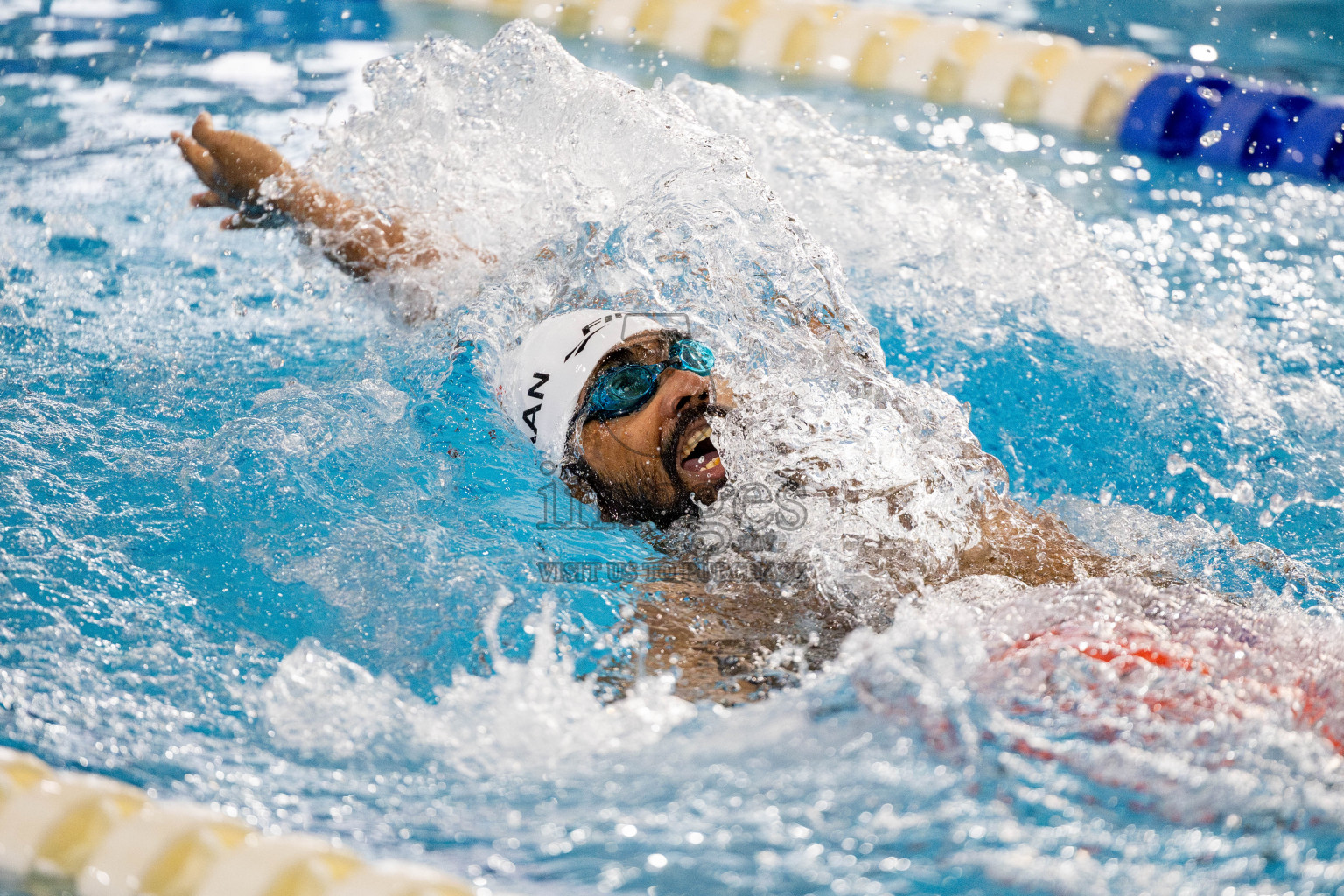 Day 4 of National Swimming Competition 2024 held in Hulhumale', Maldives on Monday, 16th December 2024. 
Photos: Hassan Simah / images.mv