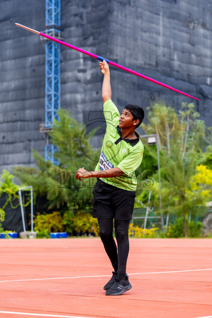 Day 5 of MWSC Interschool Athletics Championships 2024 held in Hulhumale Running Track, Hulhumale, Maldives on Wednesday, 13th November 2024. Photos by: Nausham Waheed / Images.mv