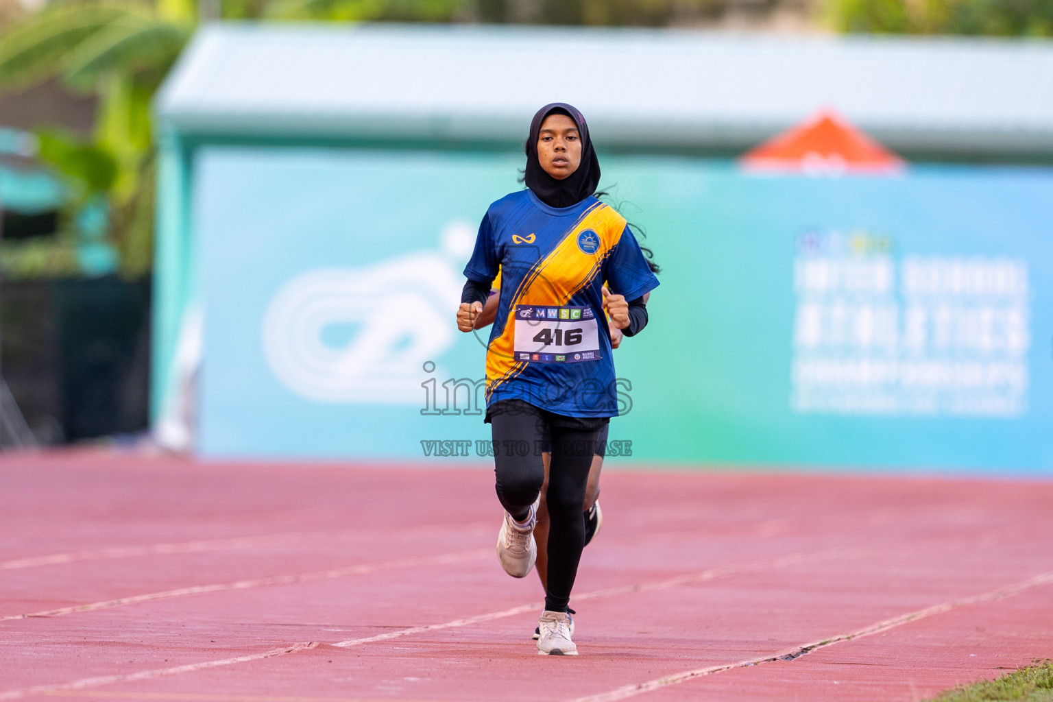 Day 2 of MWSC Interschool Athletics Championships 2024 held in Hulhumale Running Track, Hulhumale, Maldives on Sunday, 10th November 2024. Photos by: Ismail Thoriq / Images.mv