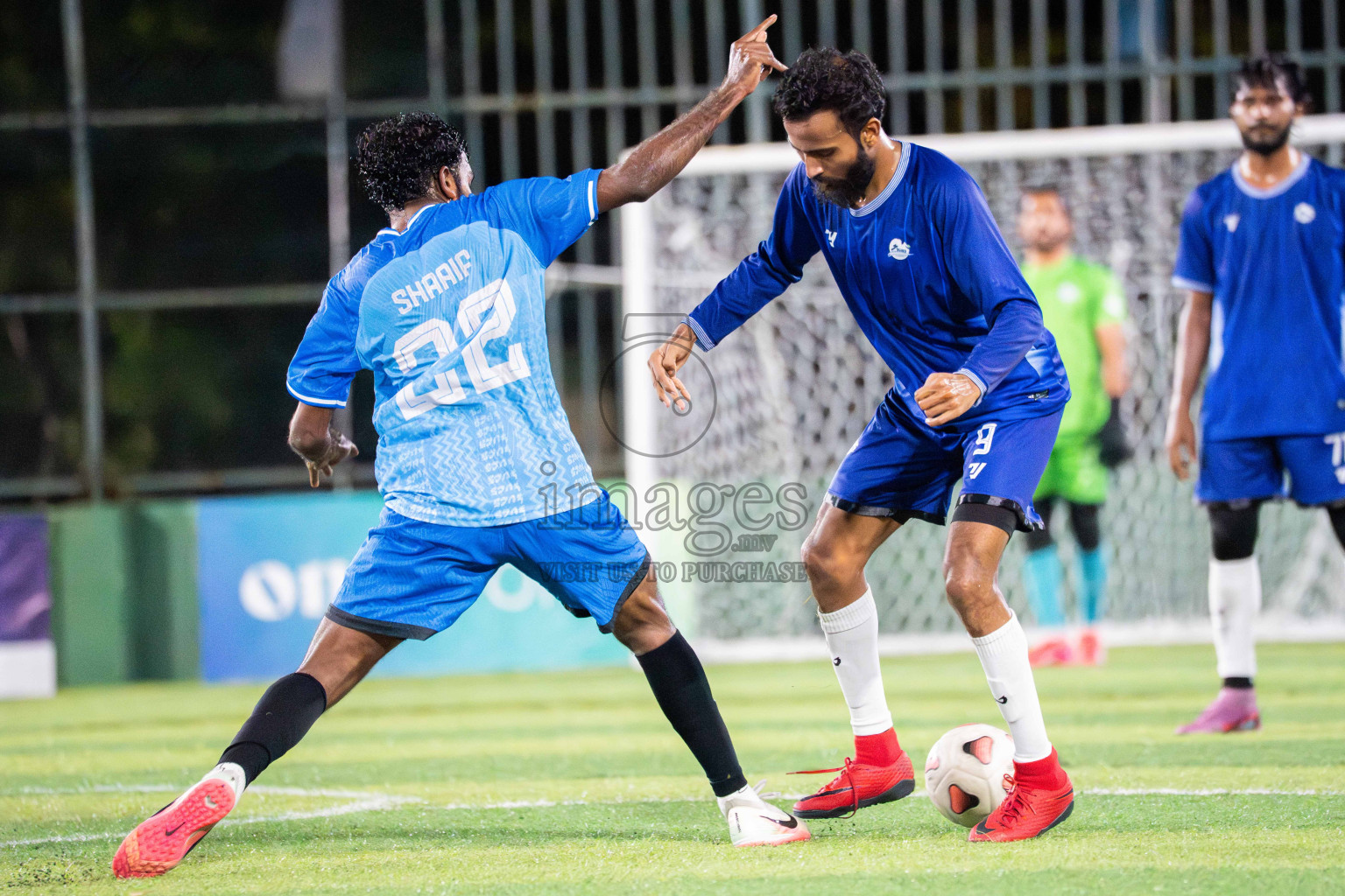 Foemathi VS Laamu Blues in Day 3 - Fonadhoo Youth Futsal Challenge 2025 held in Fonadhoo Futsal Stadium, L. Fonadhoo, Maldives on Tuesdat, 28th October 2025 Photos: Arif Rasheed / images.mv