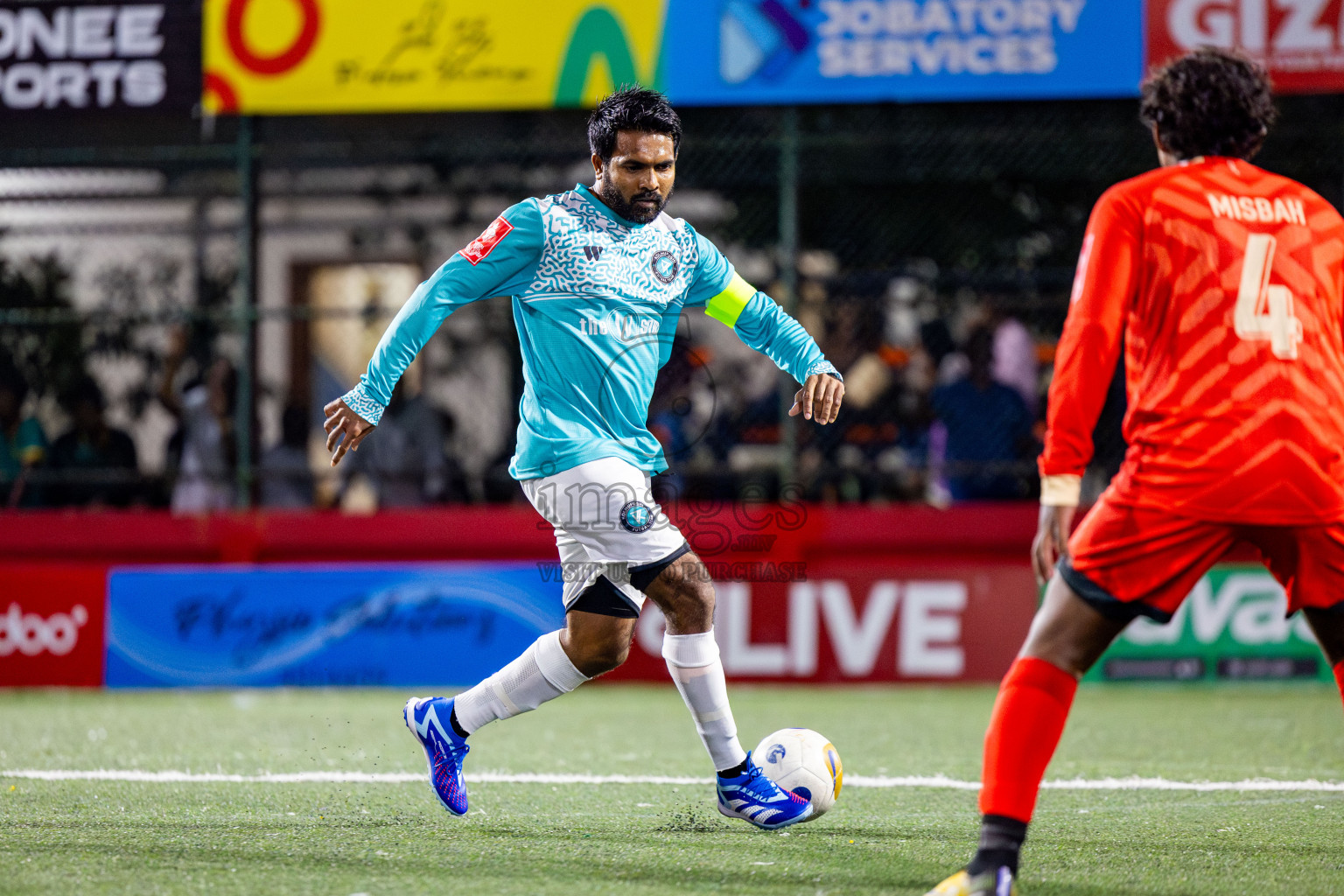 M Kolhufushi VS M Muli in Day 7 of Golden Futsal Challenge 2025 was held on Saturday, 11th January 2025, in Hulhumale', Maldives Photos: Nausham Waheed / images.mv