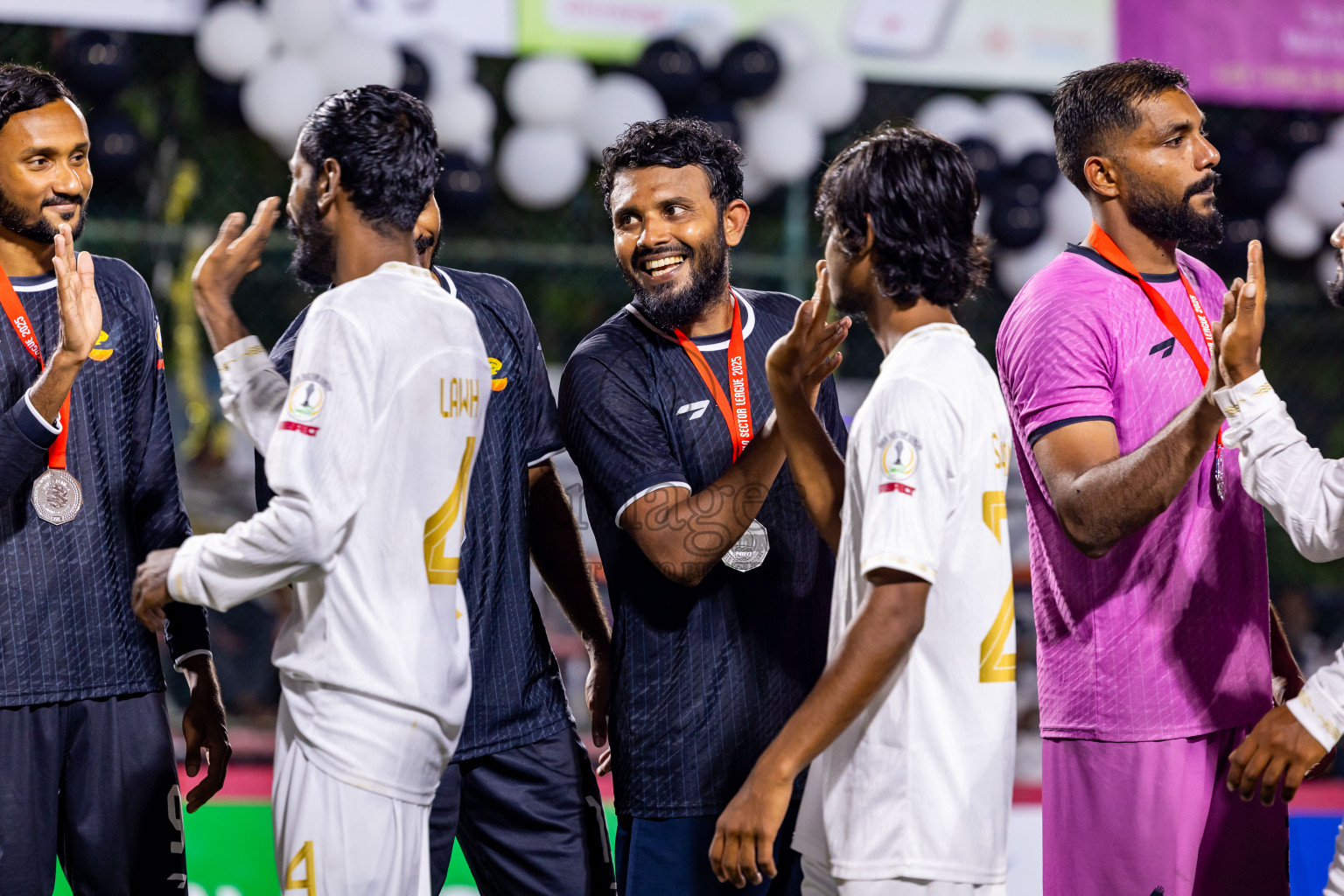 Arena vs Hawks in the Final of Milo Sector League 2025 was held in Rehendhi Futsal Ground, Hulhumale', Maldives on Tuesday, 18th November 2025. Photos: Nausham Waheed  / images.mv