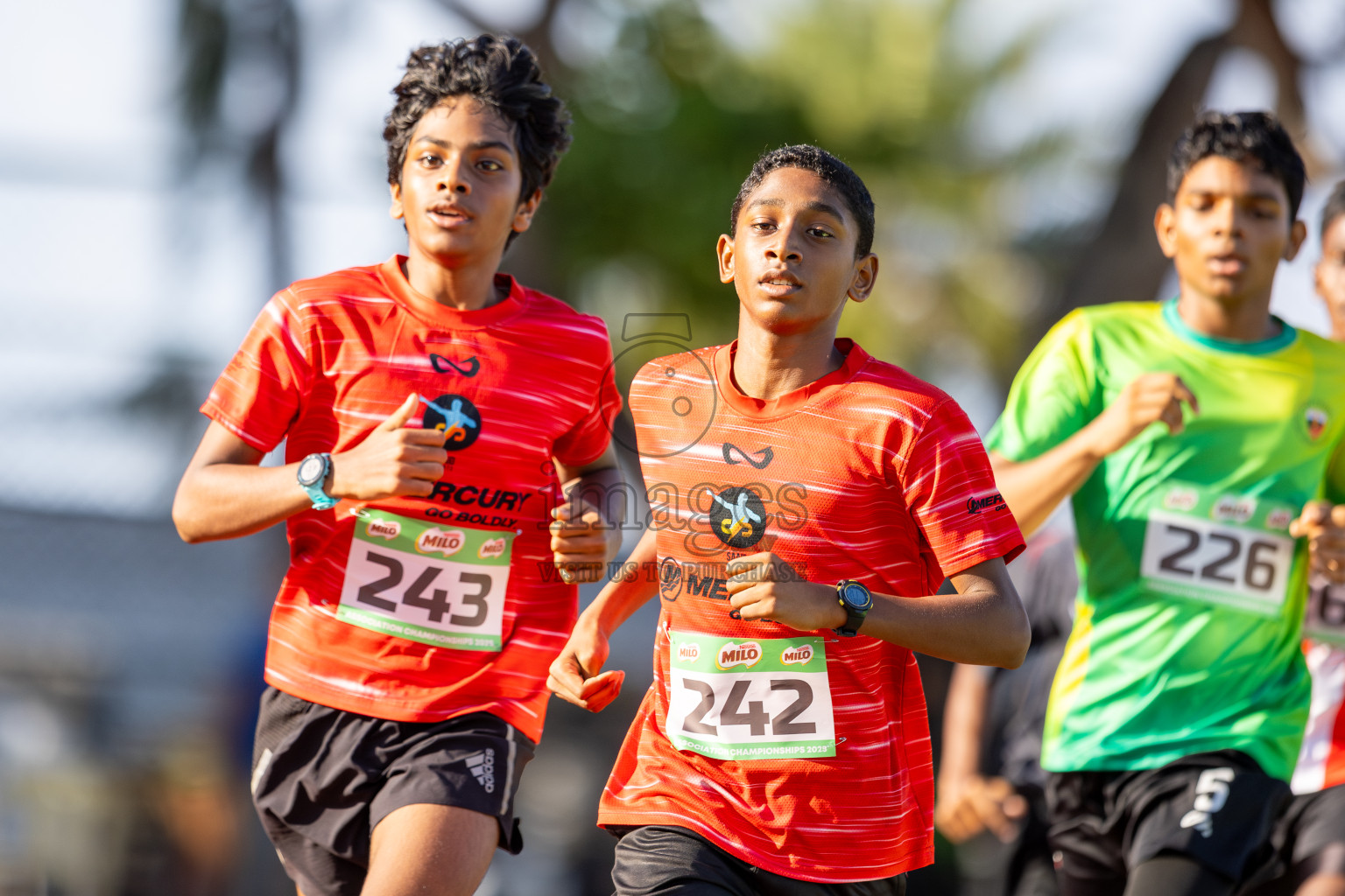 Day 1 of 12th Milo Association Championships was held in Ekuveni Track at Male', Maldives on Thursday, 24th April 2025.
Photos: Ismail Thoriq / images.mv
