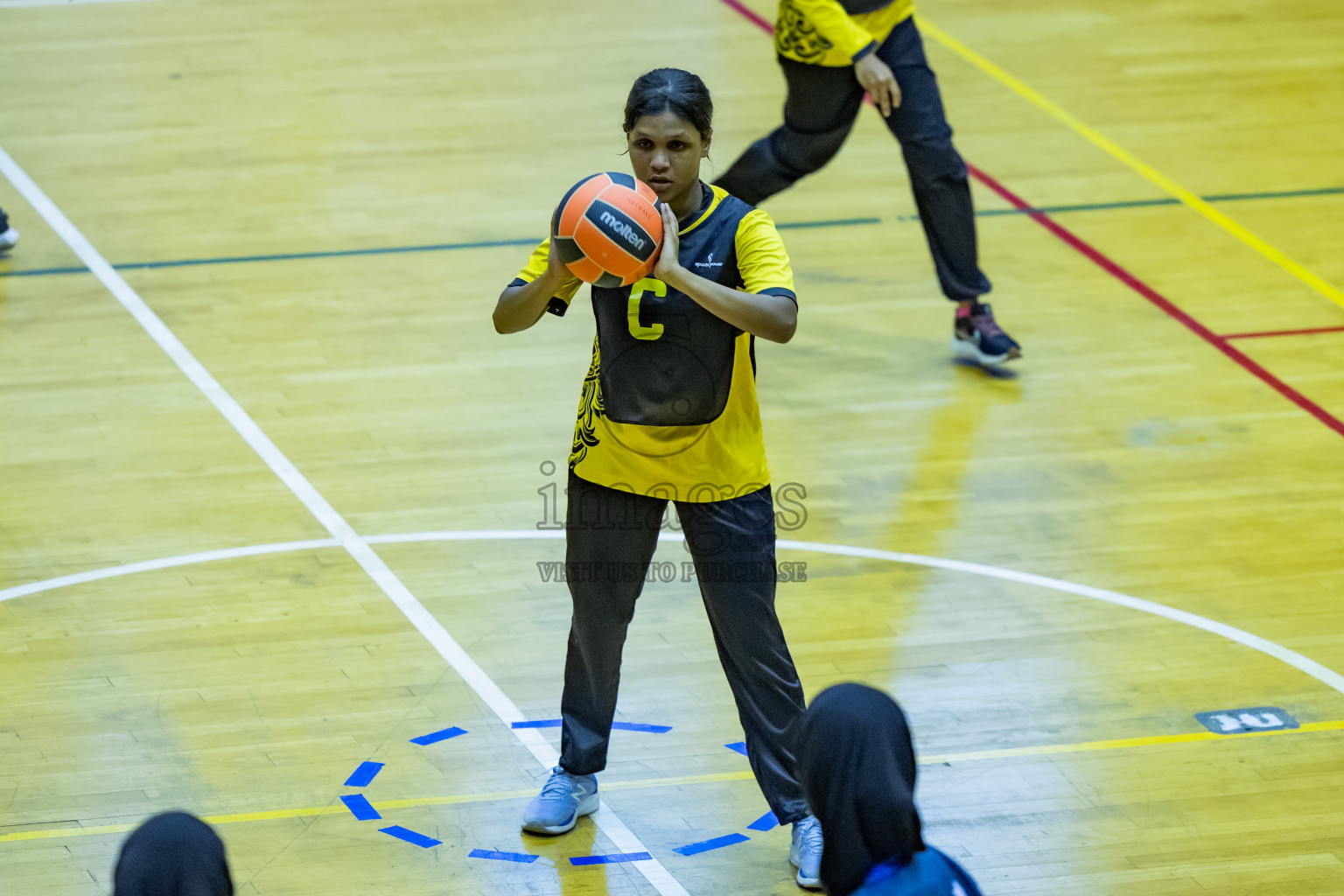 Day 12 of 25th Inter-School Netball Tournament was held in Social Center at Male', Maldives on Thursday, 22nd August 2024.