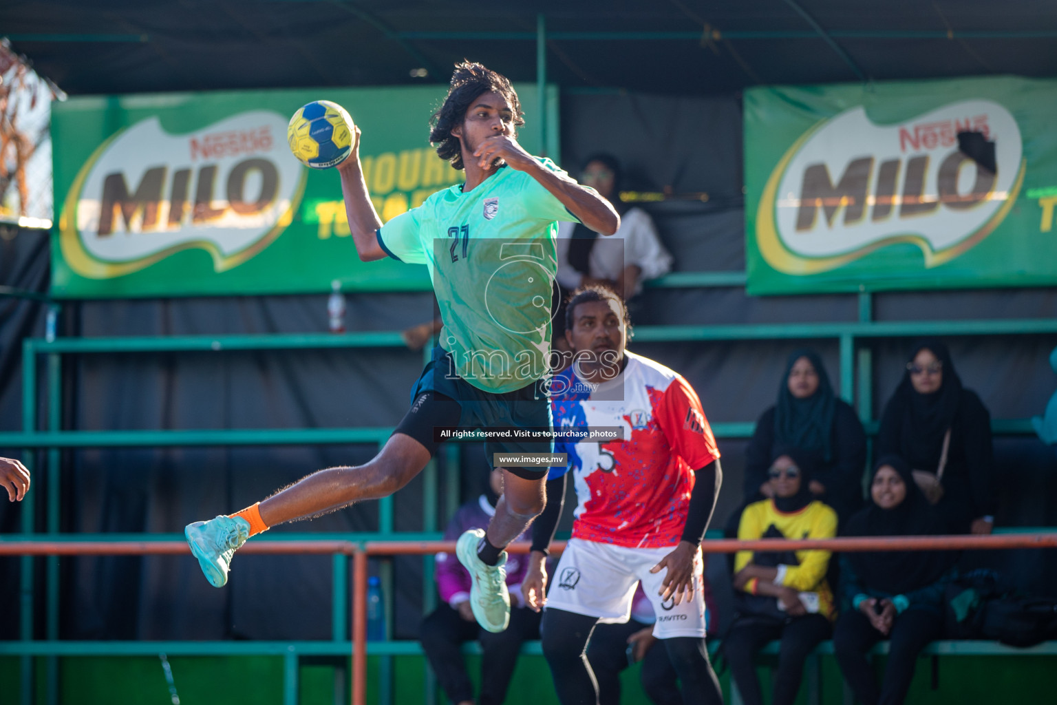 Day 6 of 6th MILO Handball Maldives Championship 2023, held in Handball ground, Male', Maldives on Thursday, 25th May 2023 Photos: Shuu Abdul Sattar/ Images.mv