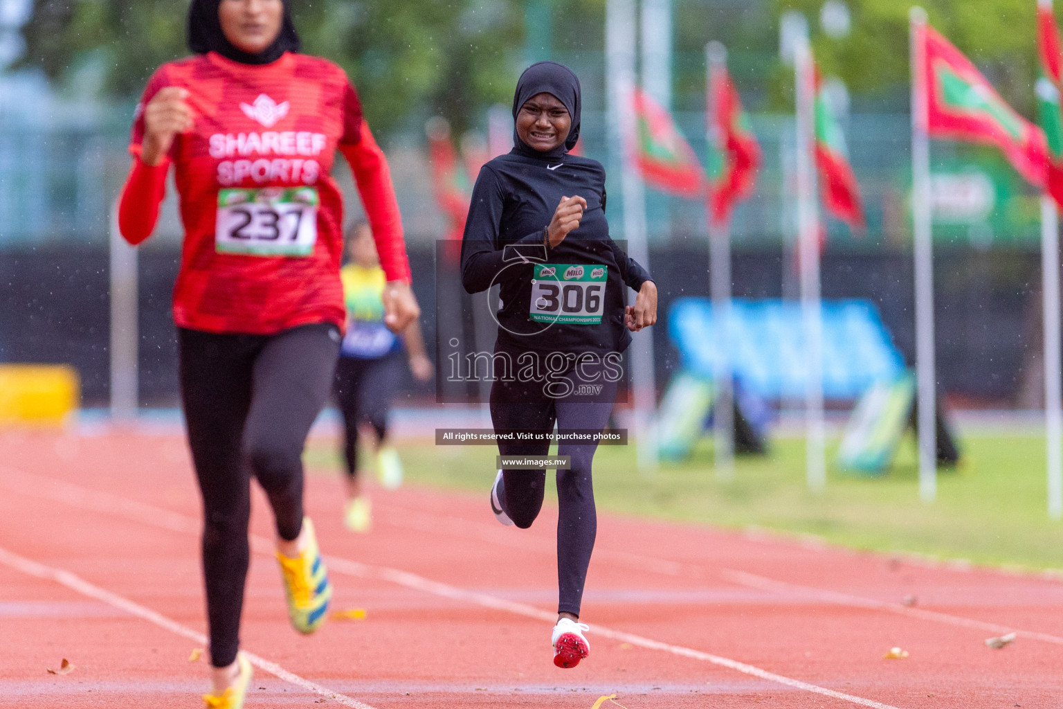 Day 2 of National Athletics Championship 2023 was held in Ekuveni Track at Male', Maldives on Friday, 24th November 2023. Photos: Nausham Waheed / images.mv