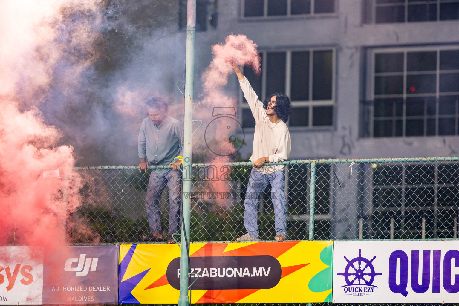 S Feydhoo vs S Hithadhoo in Seenu Atoll Final in Day 24 of Golden Futsal Challenge 2025 was held on Tuesday , 28th January 2025, in Hulhumale', Maldives. Photos: Nausham Waheed / images.mv