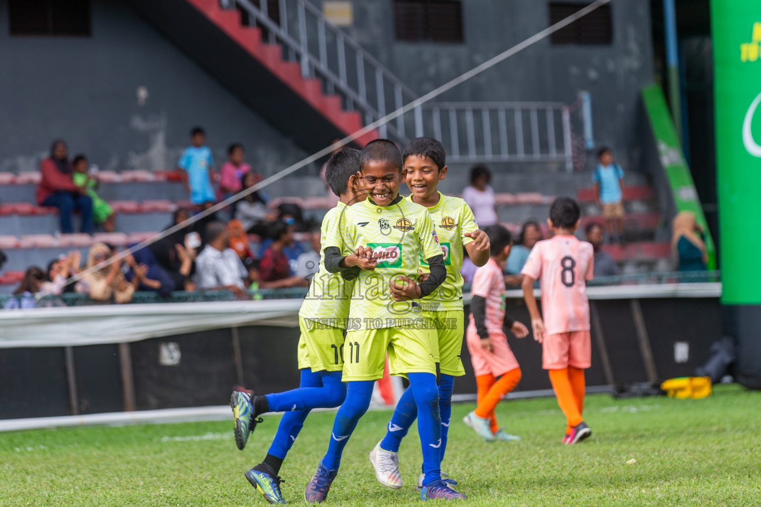 Day 2 of MILO Kids Football Fiesta was held at National Stadium in Male', Maldives on Saturday, 24th February 2024.