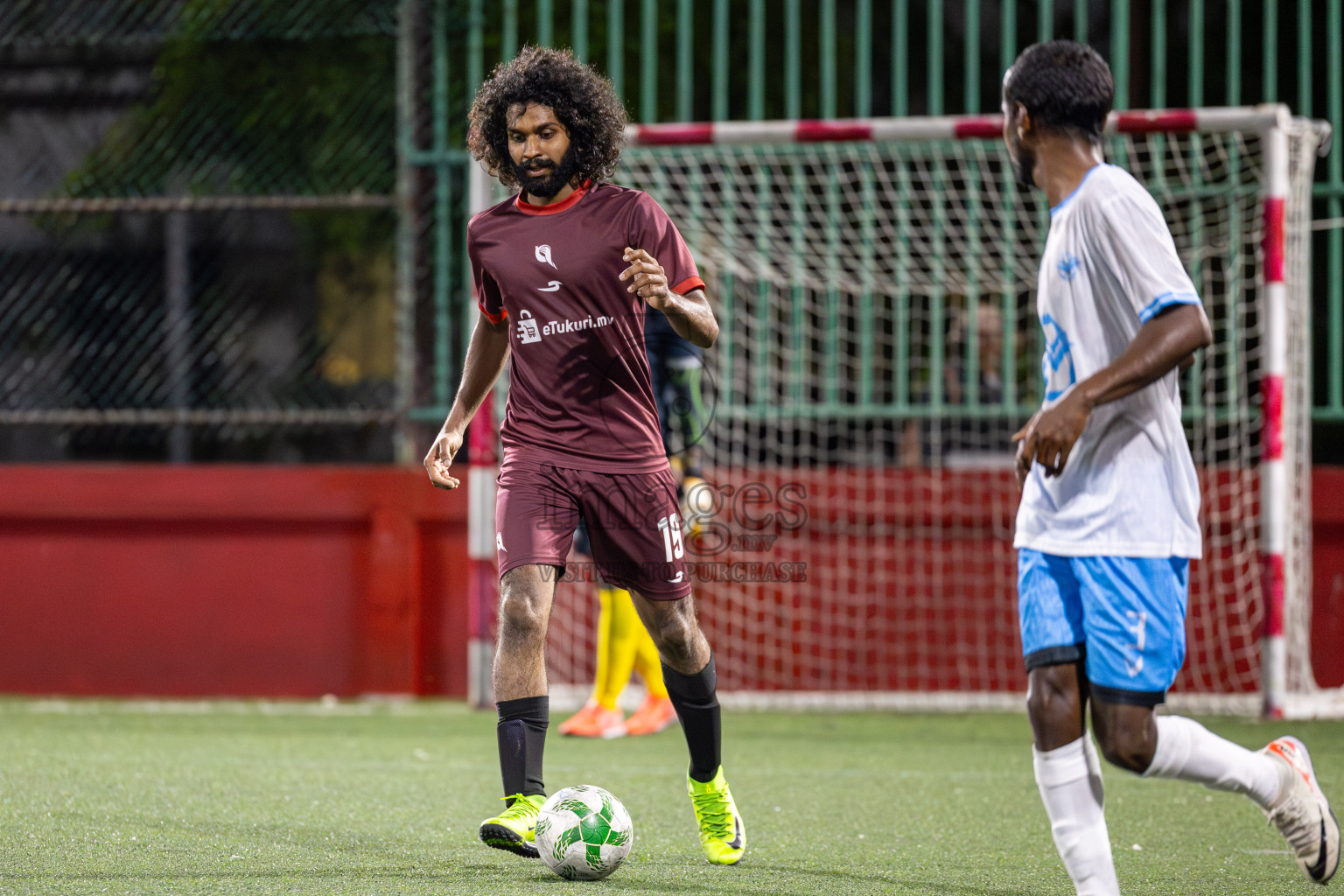 Smartown FC vs Maldives Post Limited in Day 7 of Office League 2025 was held on Tuesday, 22nd April 2025 in Hulhumale', Maldives. Photos: Ismail Thoriq / images.mv