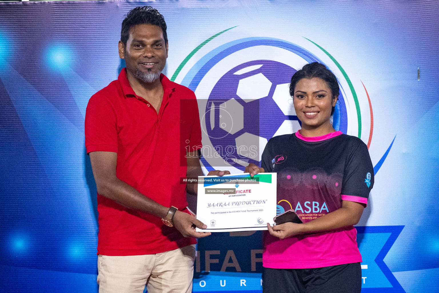 Final of MFA Futsal Tournament 2023 on 10th April 2023 held in Hulhumale'. Photos: Nausham waheed /images.mv