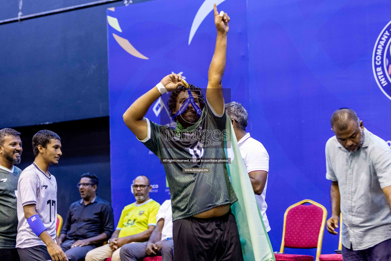 Final of Inter Company-Office Volleyball Tournament 2023 was held in Social Center, Male', Maldives on Saturday, 20th May 2023.  Photos: Ismail Thoriq / images.mv