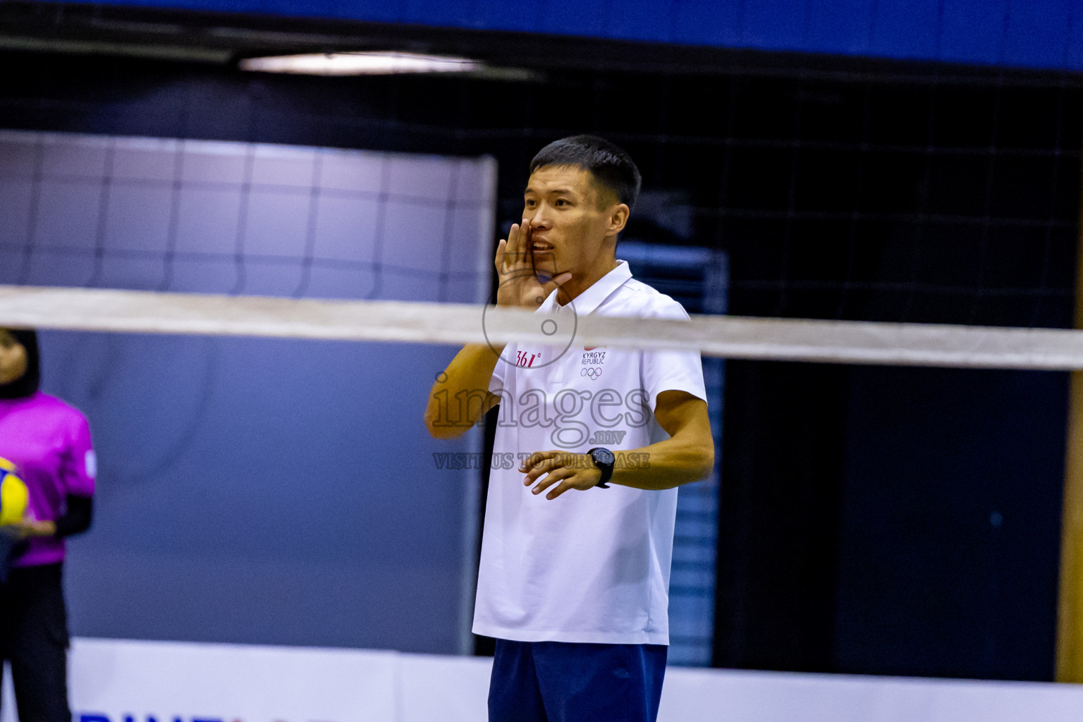 Kyrgyzstan vs Nepal in Semi Final of CAVA U20 Woman's Volleyball Championship 2024 was held in Social Center, Male', Maldives on 22nd July 2024. Photos: Nausham Waheed / images.mv