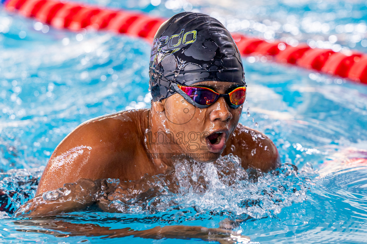 Day 1 of National Swimming Championship 2024 held in Hulhumale', Maldives on Friday, 13th December 2024. Photos: Nausham Waheed / images.mv