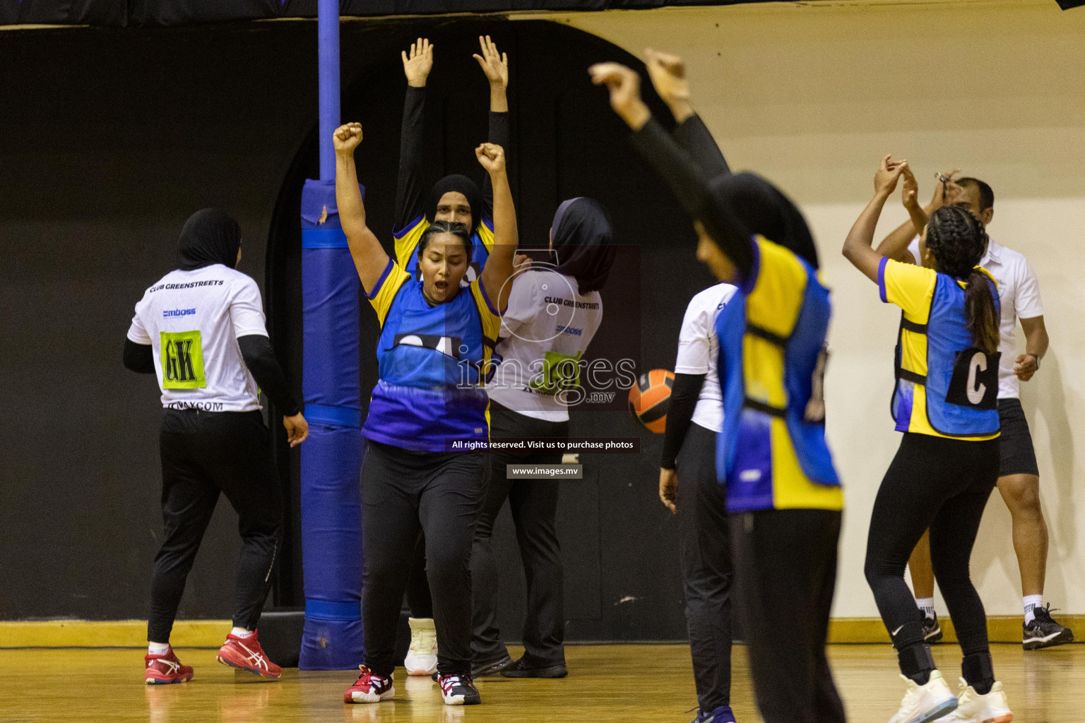 Club Green Streets vs Kulhudhufushi Y&RC in the 1st Division Final of Milo National Netball Tournament 2022 on 22nd July 2022 held in Social Center, Male', Maldives. Photographer: Shuu / images.mv