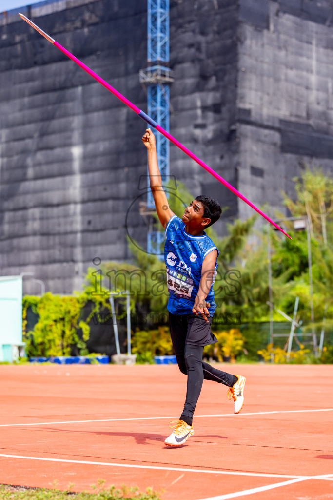 Day 5 of MWSC Interschool Athletics Championships 2024 held in Hulhumale Running Track, Hulhumale, Maldives on Wednesday, 13th November 2024. Photos by: Nausham Waheed / Images.mv