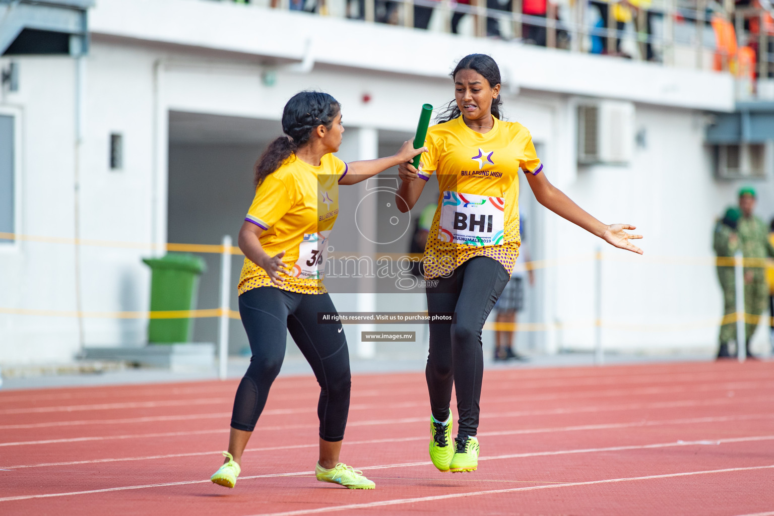 Day five of Inter School Athletics Championship 2023 was held at Hulhumale' Running Track at Hulhumale', Maldives on Wednesday, 18th May 2023. Photos: Nausham Waheed / images.mv