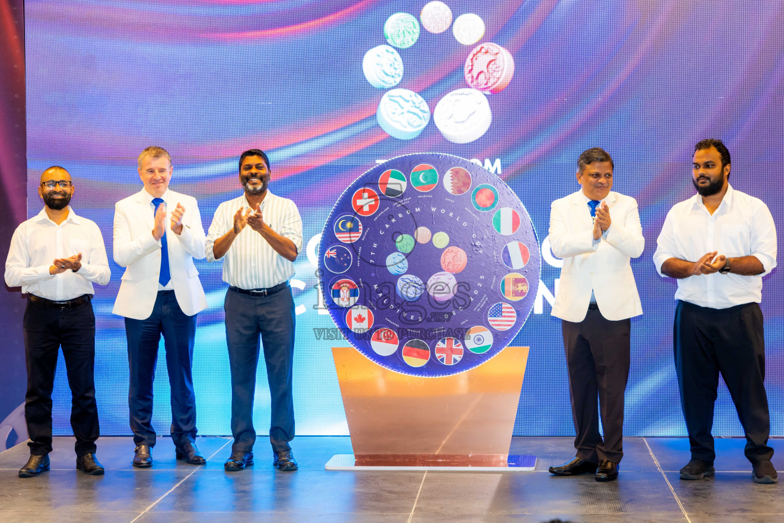 Opening Ceremony of 7th Carrom World Cup was held on Tuesday, 2nd November 2025 at Barceló Nasandhura Male', Maldives. Photos: Nausham Waheed / images.mv