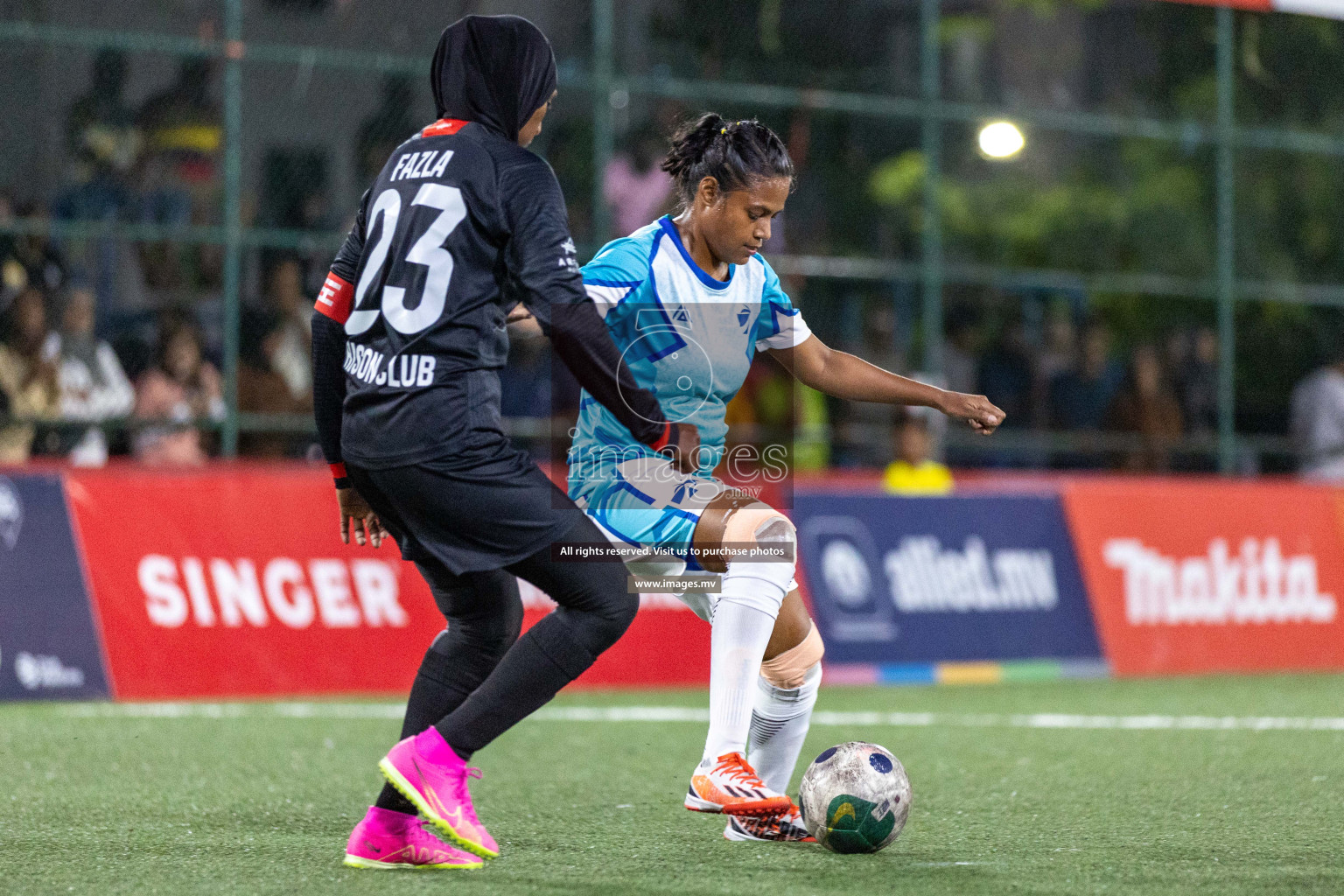 Prison Club vs Team MACL in Eighteen Thirty 2023 Classic held in Hulhumale, Maldives, on Monday, 14th August 2023. Photos: Nausham Waheed / images.mv