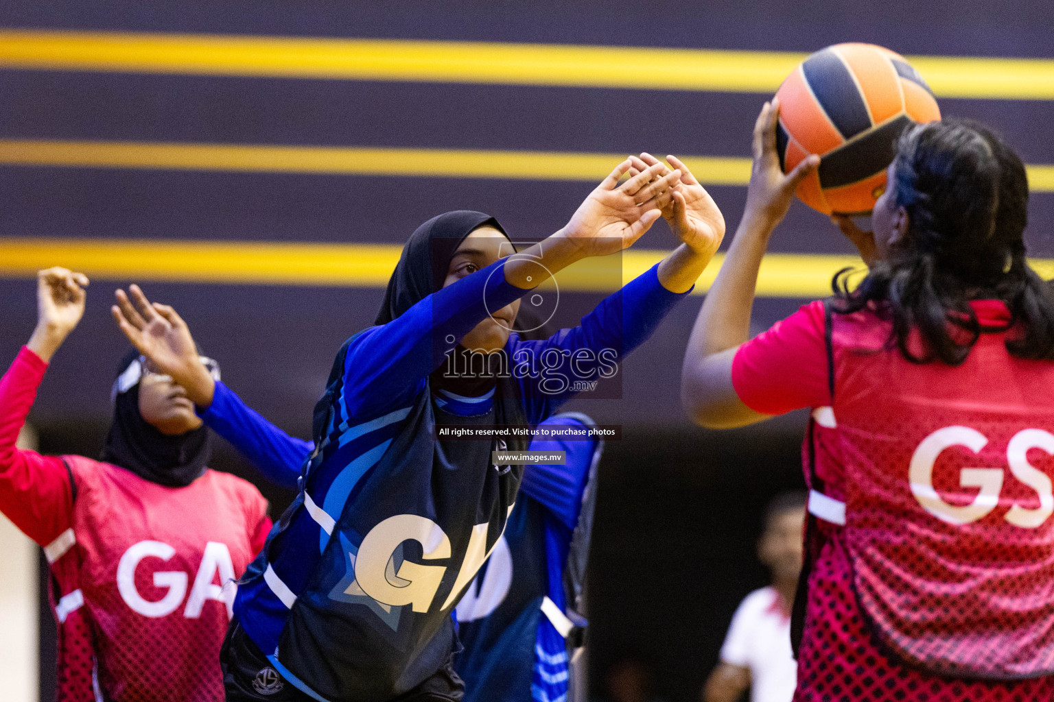 Day5 of 24th Interschool Netball Tournament 2023 was held in Social Center, Male', Maldives on 31st October 2023. Photos: Nausham Waheed / images.mv