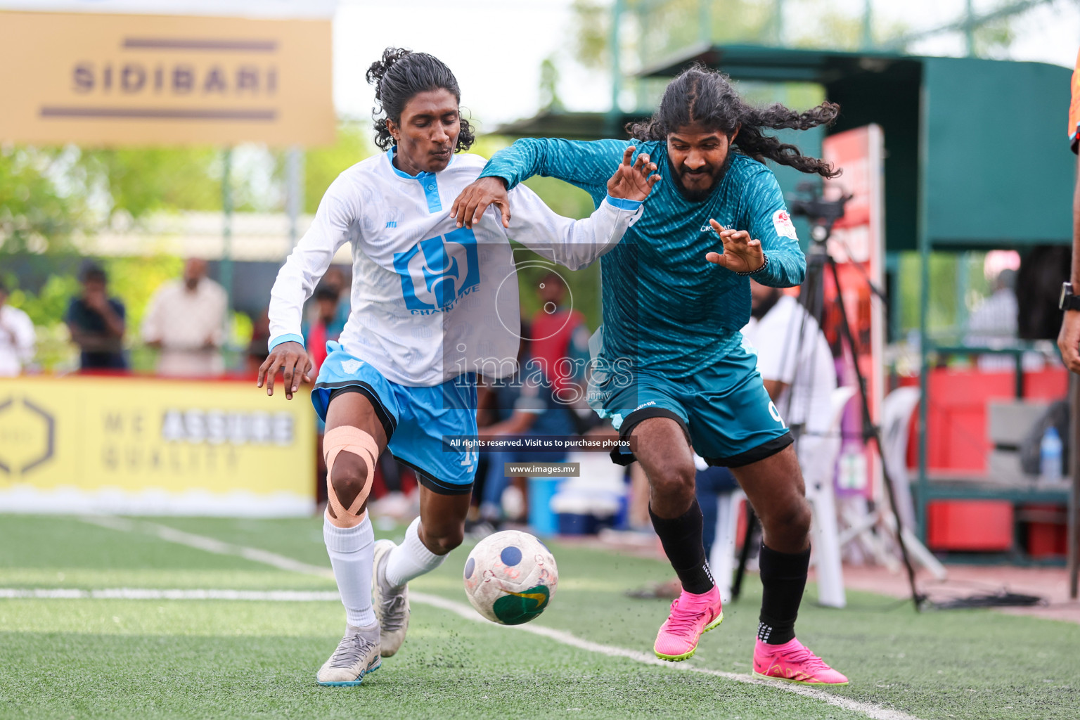 Club AVSEC vs Crossroads Maldives in Club Maldives Cup 2023 held in Hulhumale, Maldives, on Monday, 24th July 2023 Photos: Nausham Waheed/ images.mv