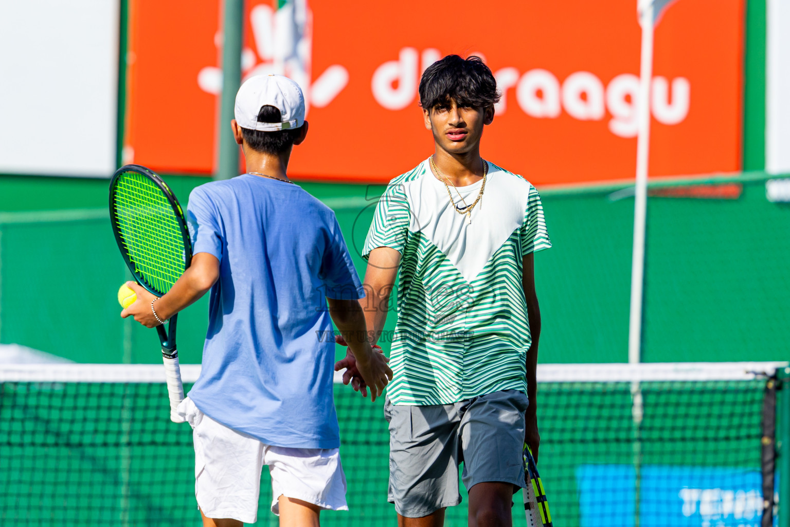 Day 2 of ATF Maldives Junior Open Tennis was held in Male' Tennis Court, Male', Maldives on Tuesday, 10th December 2024. Photos: Nausham Waheed / images.mv