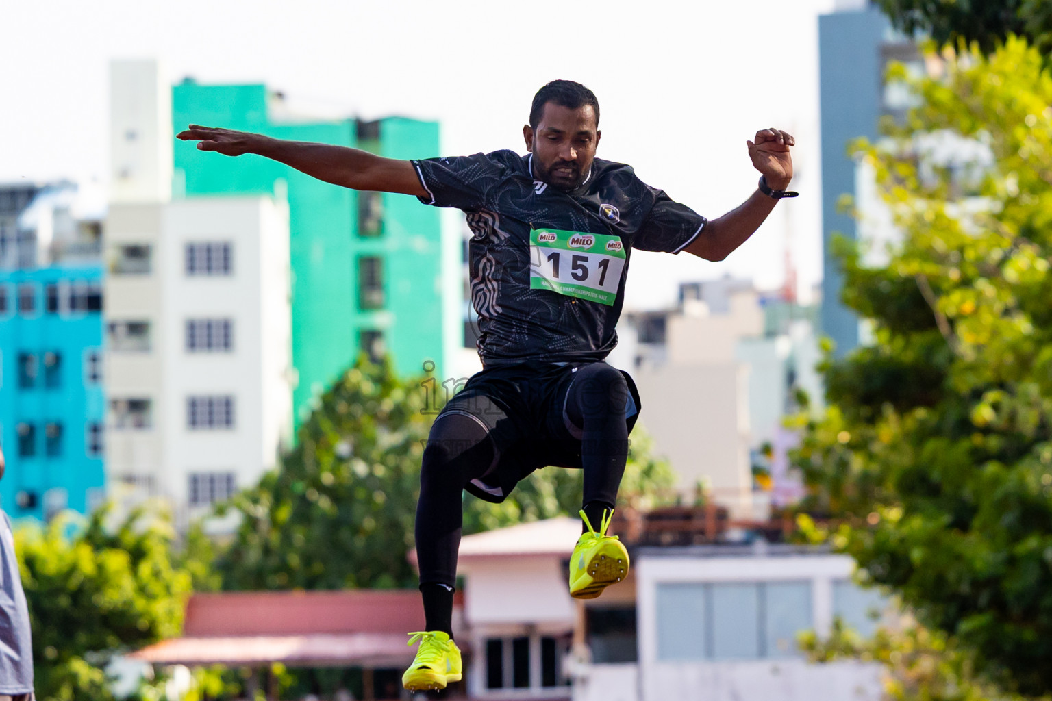 Day 1 of National Athletics Championship 2025 was held at Ekuveni Running Ground in Male', Maldives on Thursday, 14th August 2025. Photos: Nausham Waheed / images.mv