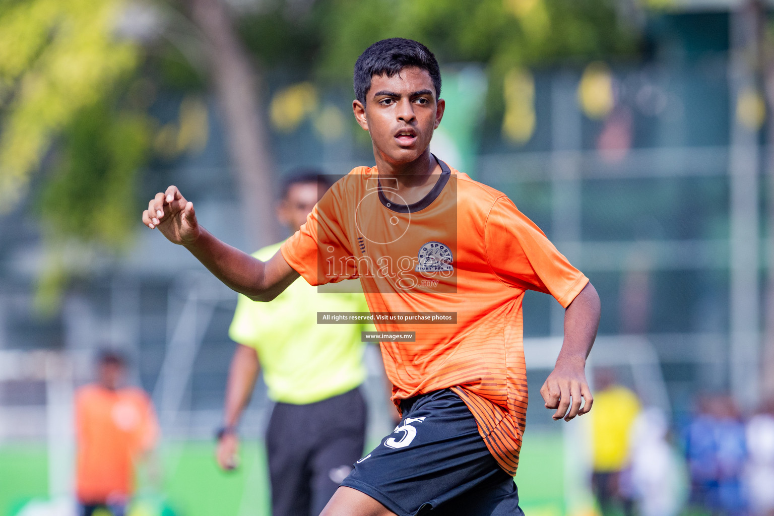 Day 1 of MILO Academy Championship 2023 (u14) was held in Henveyru Stadium Male', Maldives on 3rd November 2023. Photos: Nausham Waheed / images.mv