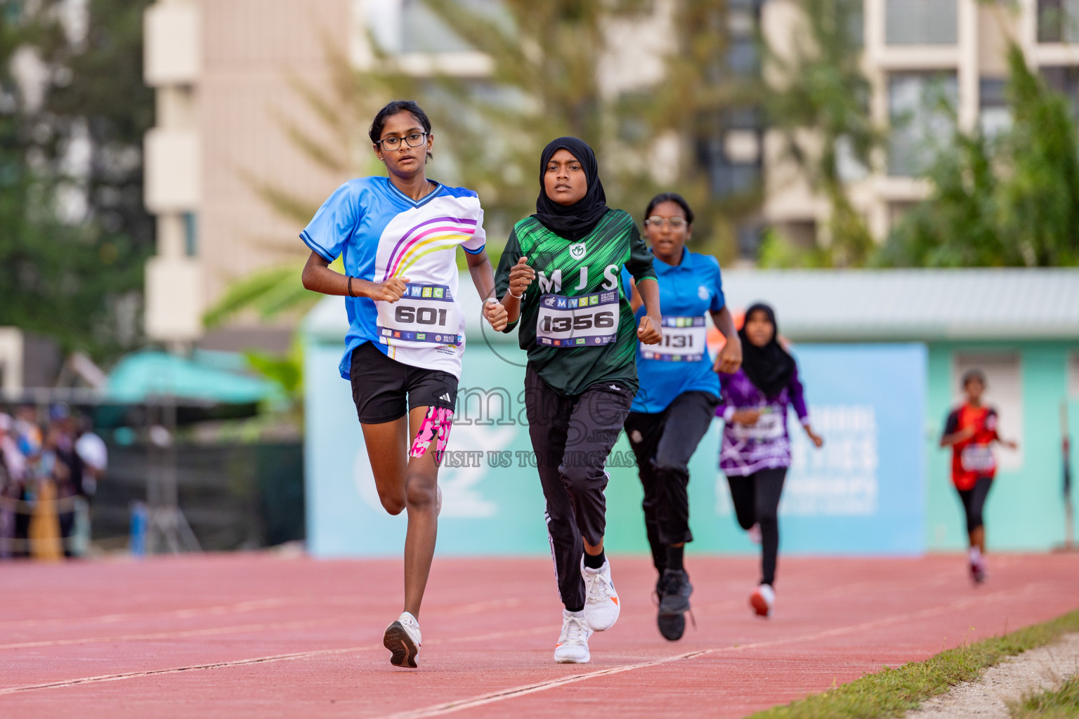 Day 2 of MWSC Interschool Athletics Championships 2024 held in Hulhumale Running Track, Hulhumale, Maldives on Sunday, 10th November 2024. 
Photos by: Hassan Simah / Images.mv