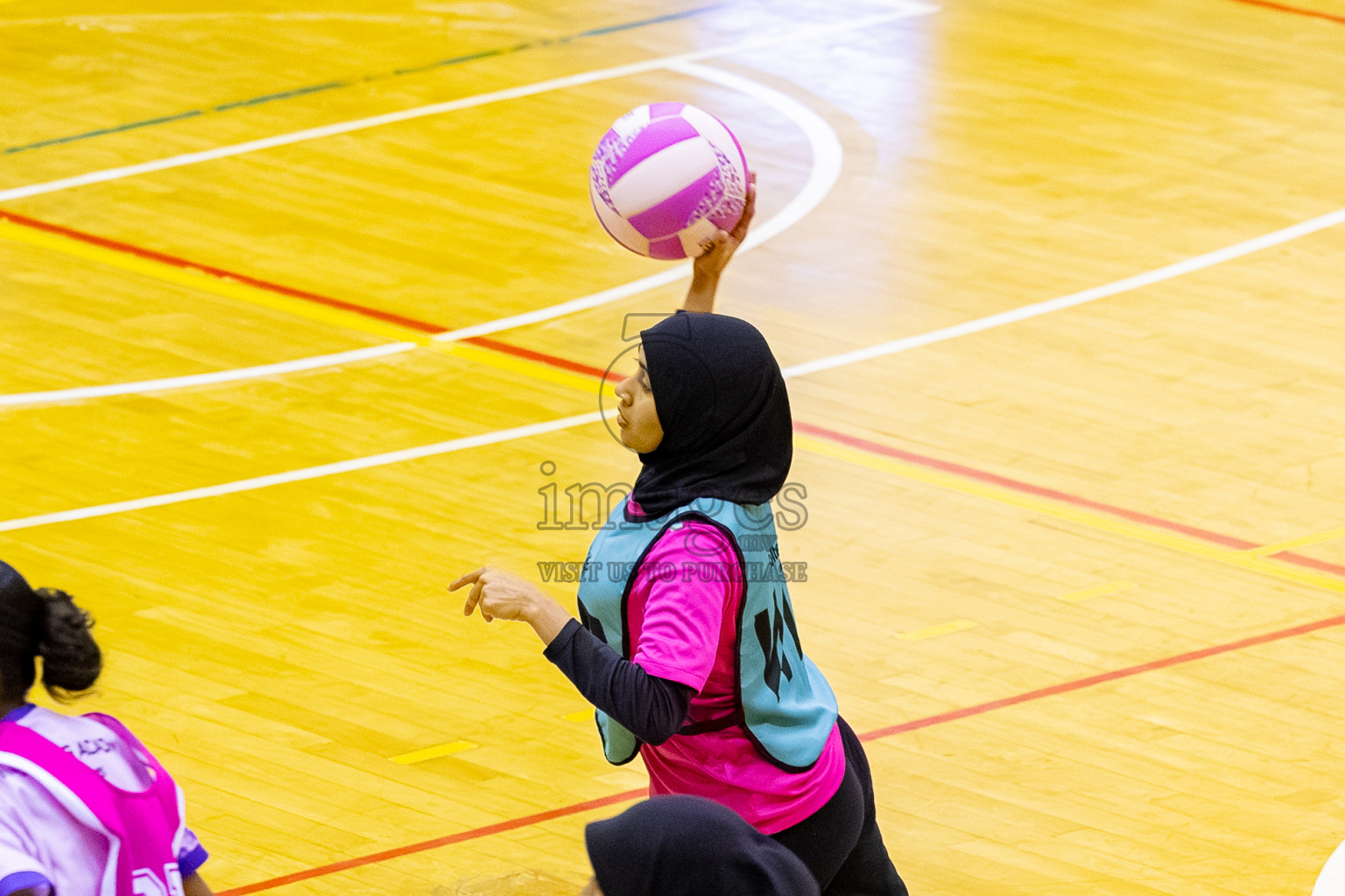 MV Netters vs N Sports A in Day 3 of 24th Milo Netball Association Championship held in Social Center at Male', Maldives on Wednesday, 3rd September 2025. Photos: Mohamed MahfoozMoosa / images.mv