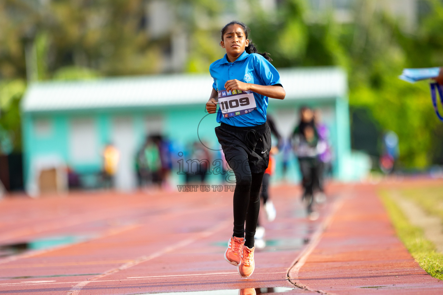 Day 1 of MWSC Interschool Athletics Championships 2024 held in Hulhumale Running Track, Hulhumale, Maldives on Saturday, 9th November 2024. 
Photos by: Ismail Thoriq / images.mv