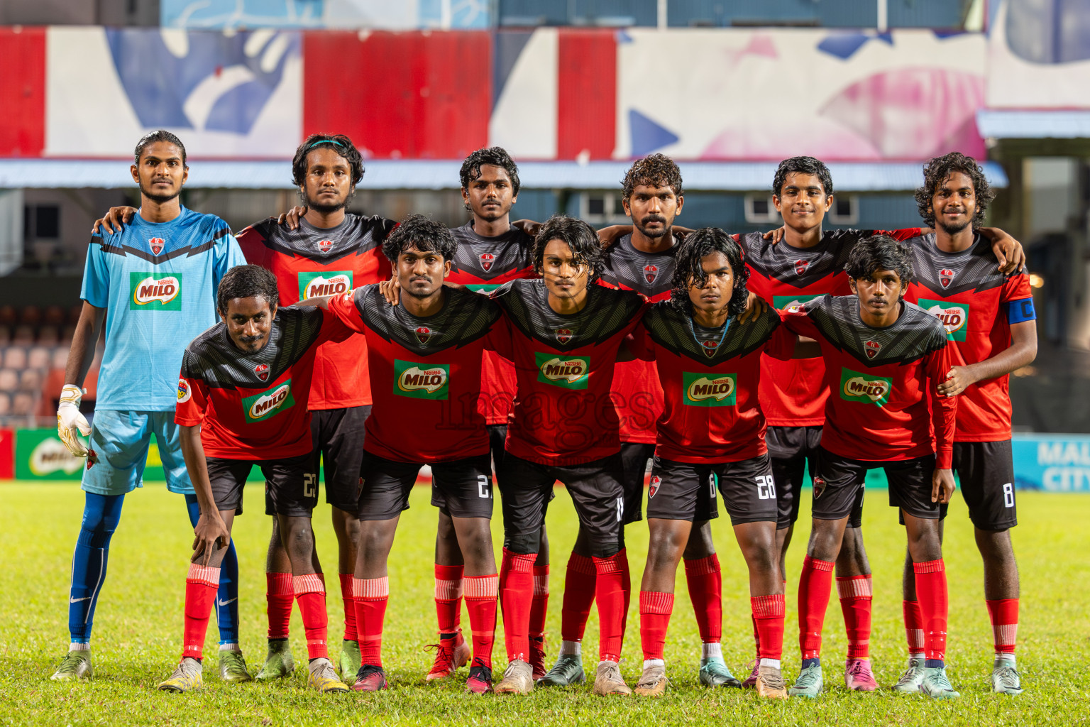 TC Sports Club vs Buru Sports Club in Under 19 Youth Championship 2024 was held at National Stadium in Male', Maldives on Wednesday, 12th June 2024. Photos: Mohamed Mahfooz Moosa / images.mv