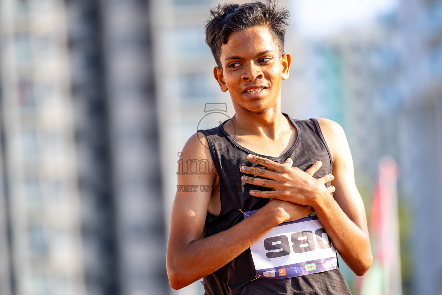 Day 4 of MWSC Interschool Athletics Championships 2024 held in Hulhumale Running Track, Hulhumale, Maldives on Tuesday, 12th November 2024. Photos by: Raaif Yoosuf / Images.mv